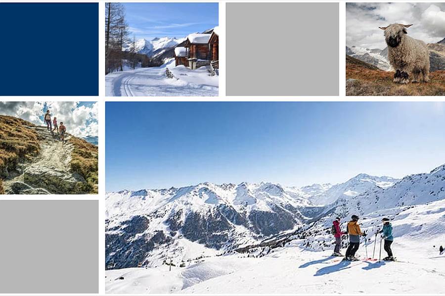 Hotelkompex im Wallis