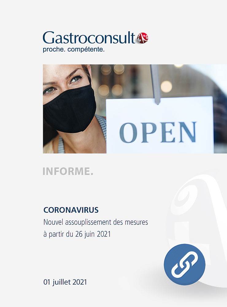 Coronavirus| Nouvels mesures d'assouplissement à partir du 26 juin 2021